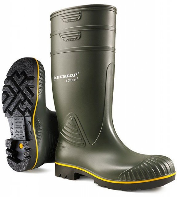 Dunlop Acifort Wellingtons   Green