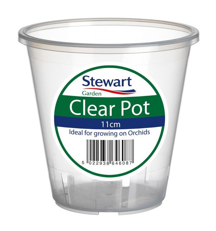 Stewart Garden Clear Pot - 11cm