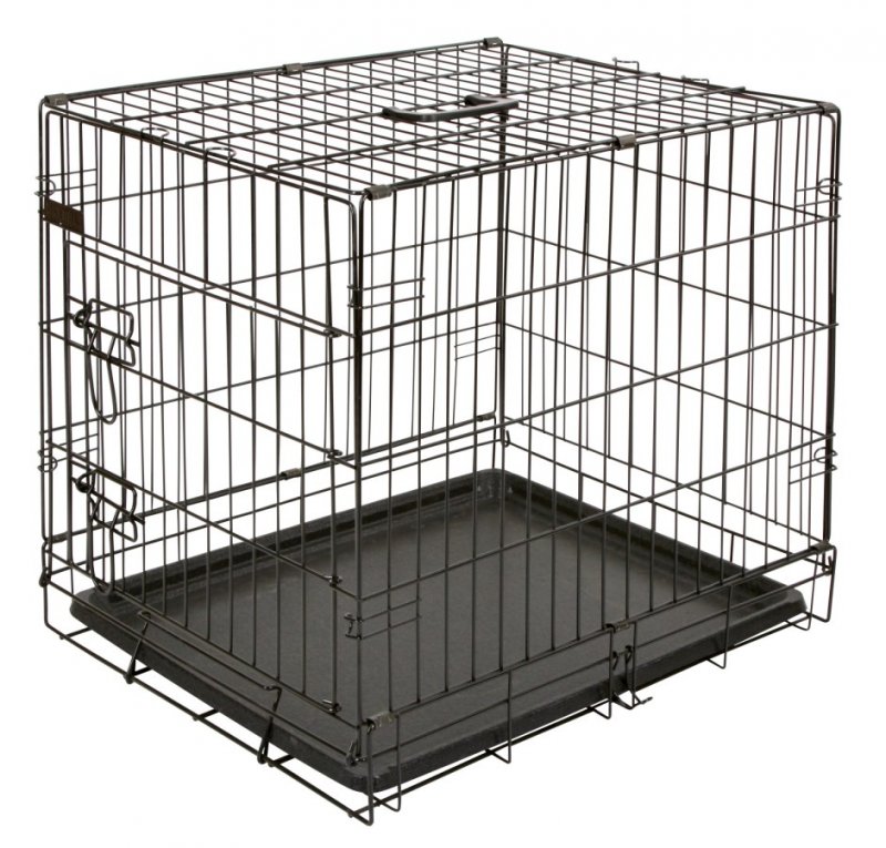Small Collapsible Dog Crate - 63 X 48 X 57cm
