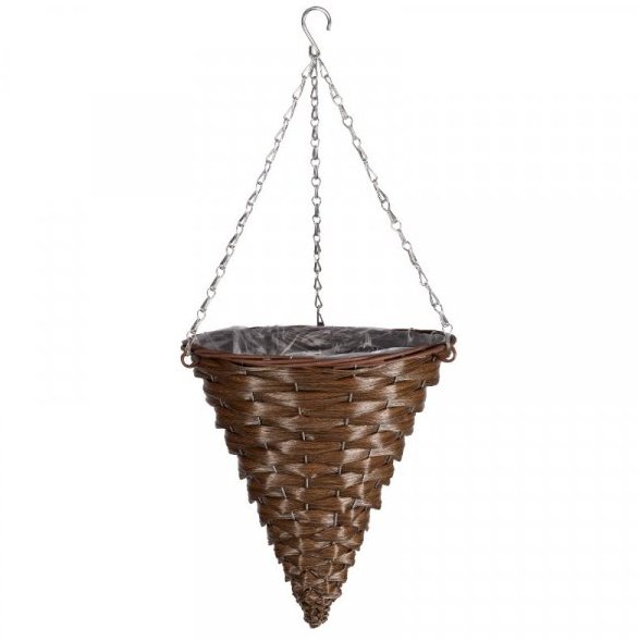 Smart Garden Products SG Hazel Faux Rattan Hanging Cone