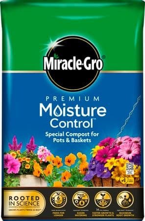 Miracle-gro Moisture Control Compost - 40l