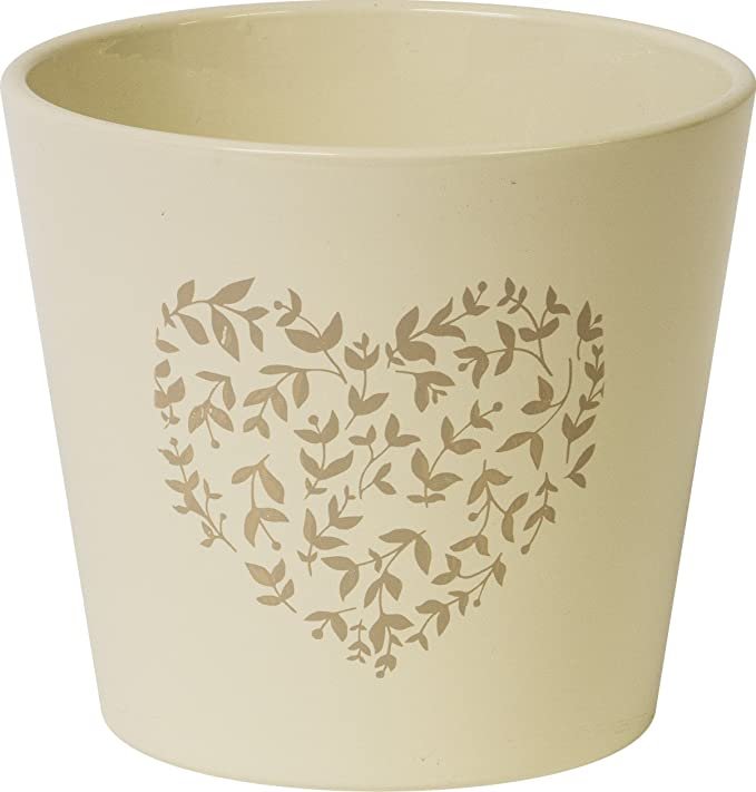 Ivyline Ivyline Vintage Heart 440 Plant Pot - 15cm