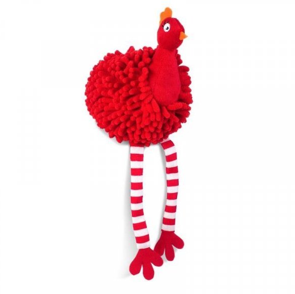 Zoon Zoon Red Noodly Partridge Dog Toy