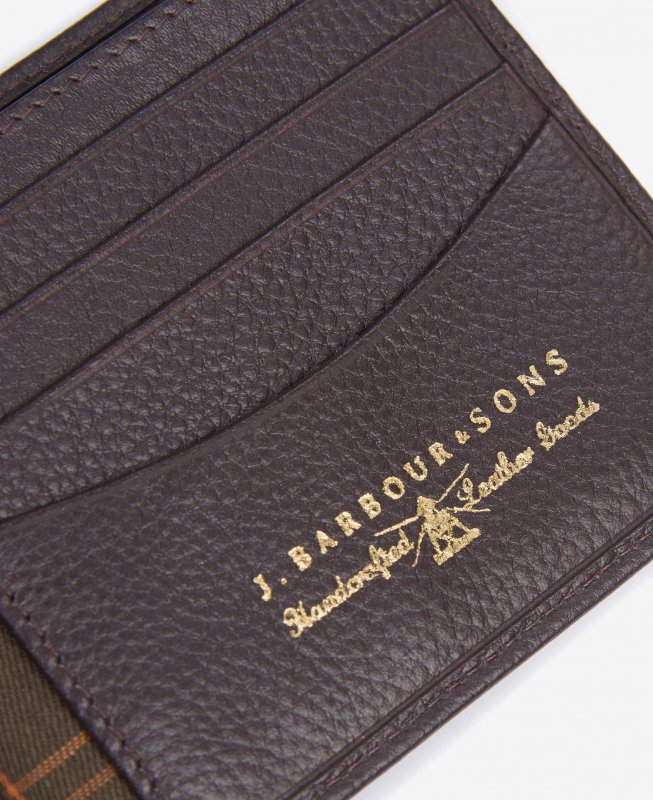 Barbour BARBOUR AMBLE LEATHER BIFOLD WALLET