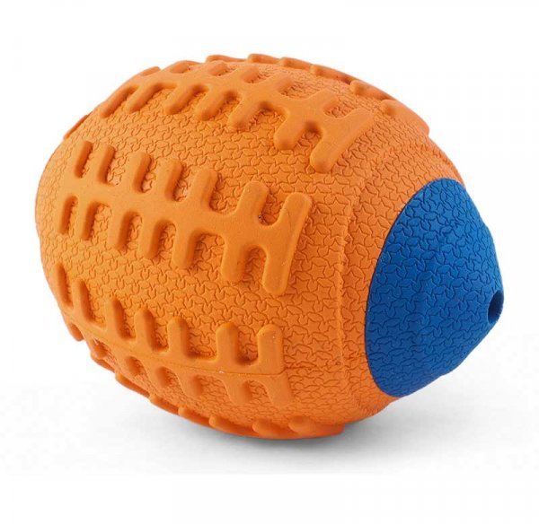 Zoon Zoon 9cm Squeaky Rugger - Rubber