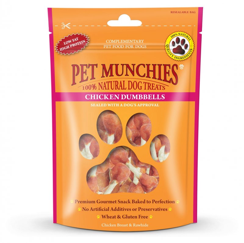 Pet Munchies Pet Munchies Chicken Dumbbells - 100g