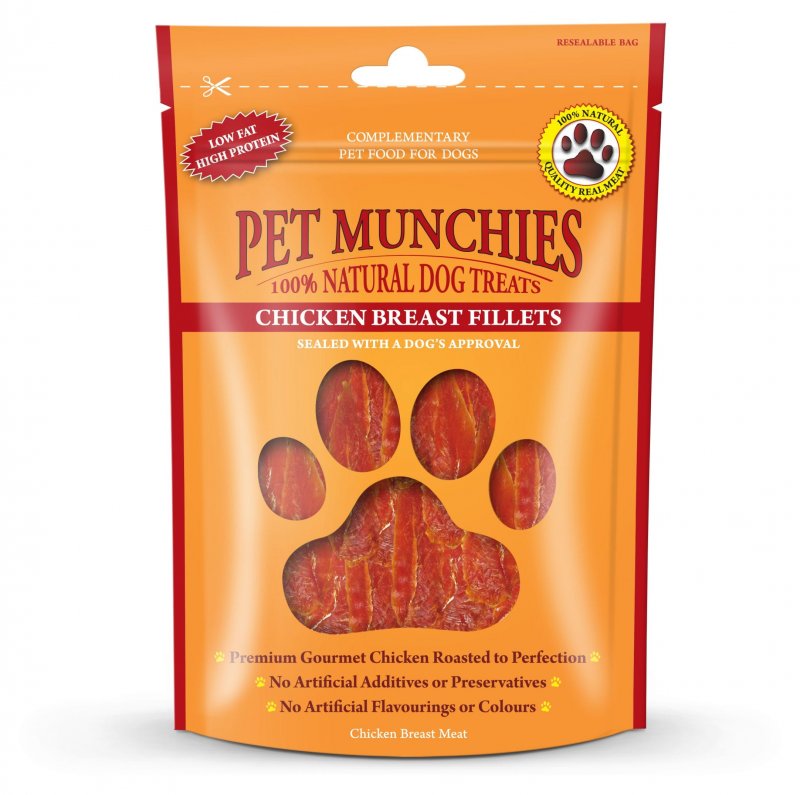 Pet Munchies Pet Munchies Dog Treat Chicken Breast Fillets - 100g
