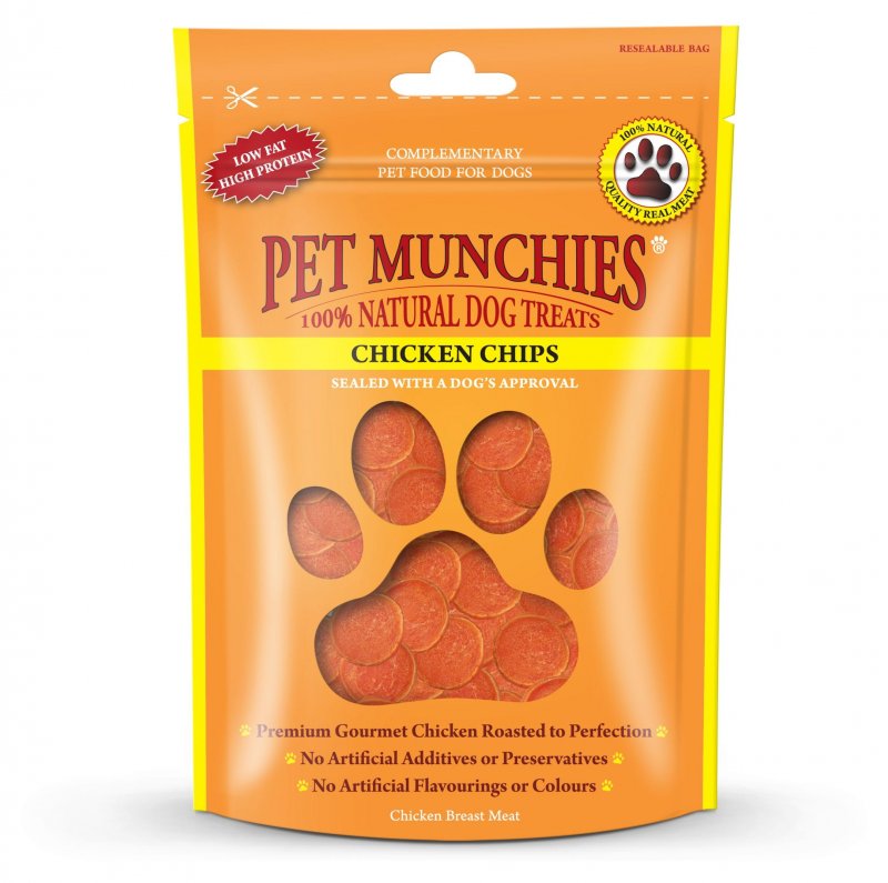 Pet Munchies Pet Munchies Dog Treat Chicken Chips - 100g
