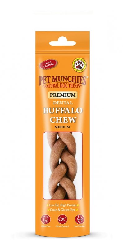 Pet Munchies Pet Munchies Buffalo Dental Chew Medium - 55g