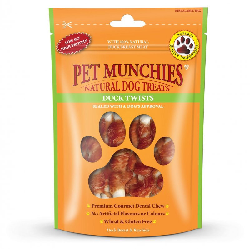 Pet Munchies Pet Munchies Twists Duck - 90g