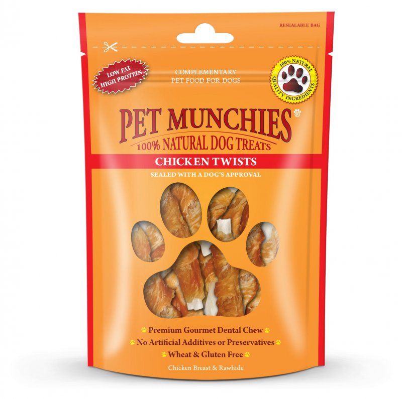 Pet Munchies Pet Munchies Twists Chicken - 80g