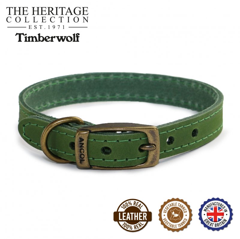 Ancol ANCOL TIMBERWOLF COLLAR LEATHER SIZE - 5 39-48CM