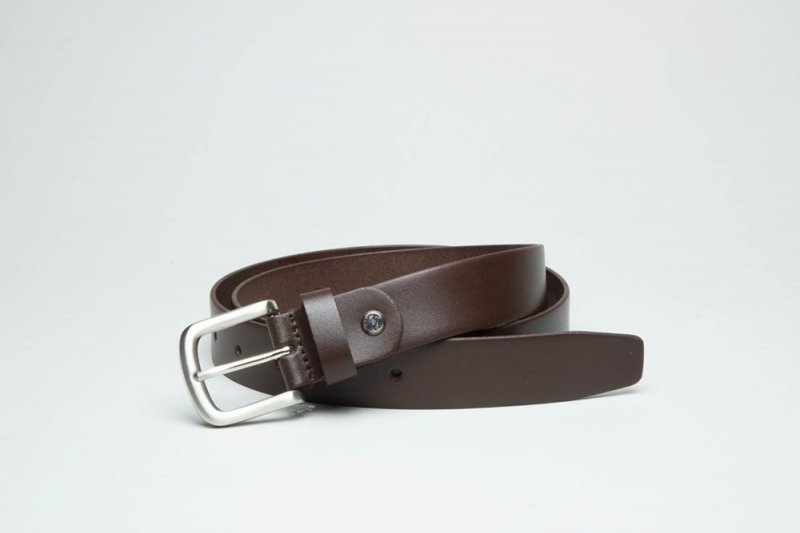 Oxford Leathercraft Charles Smith 30mm Budget Leather Belt With Nickle Buckle