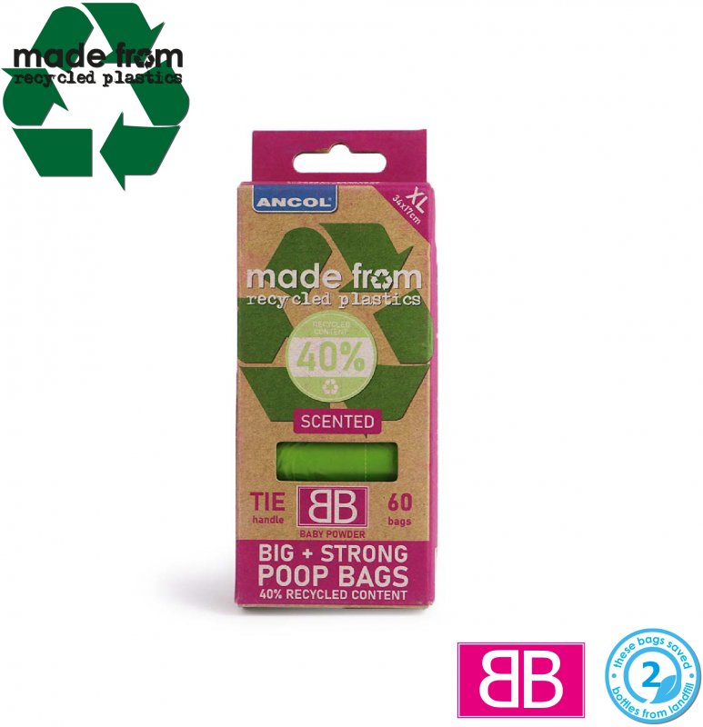 Ancol ANCOL MADE FROM SCENTED POO BAGS - 4 REFILL PACK