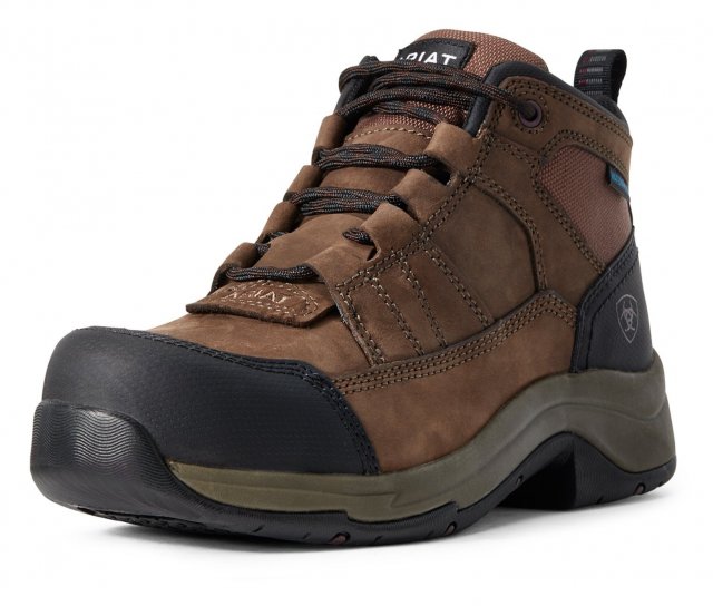 Ariat Ariat Ladies Telluride Work H20 Safety Boots Brown