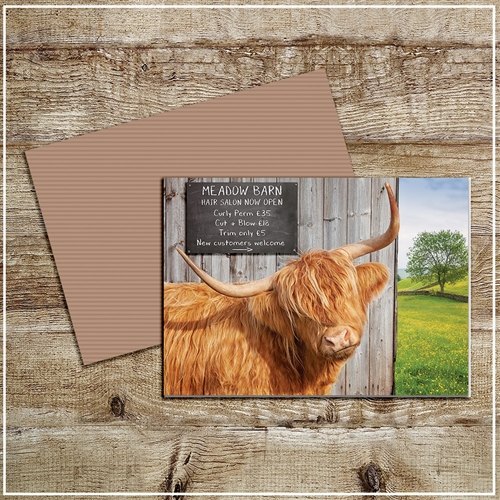 Kitchy & Co Kitchy & Co Greetings Card Meadow Barn