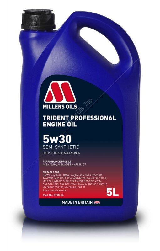 Millers Oils Millers Trident 5w30 Oil Ss - 20l