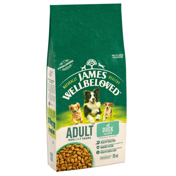 James Wellbeloved James Wellbeloved Adult Dog Duck - 15kg