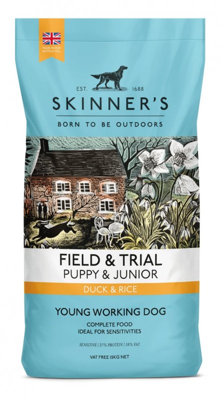 Skinners Skinners Field & Trial Puppy/ Junior Duck - 15kg