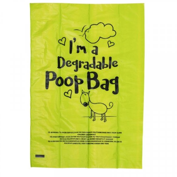 Zoon Zoon Degradable Poop Bags - 60 Pack 4 Rolls
