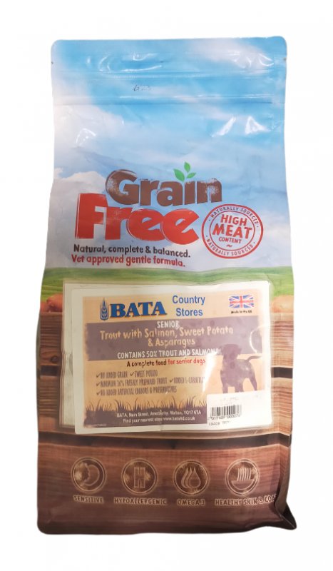 BATA BATA Grain Free Complete Dog Food Senior - 2kg