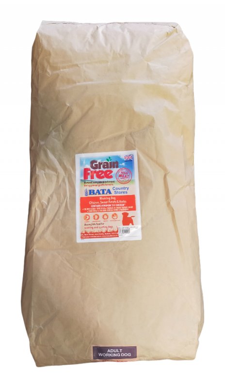 BATA BATA Grain Free Complete Dog Working Chicken - 15kg
