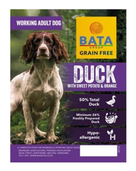 BATA BATA Grain Free Complete Dog Working Duck - 15kg