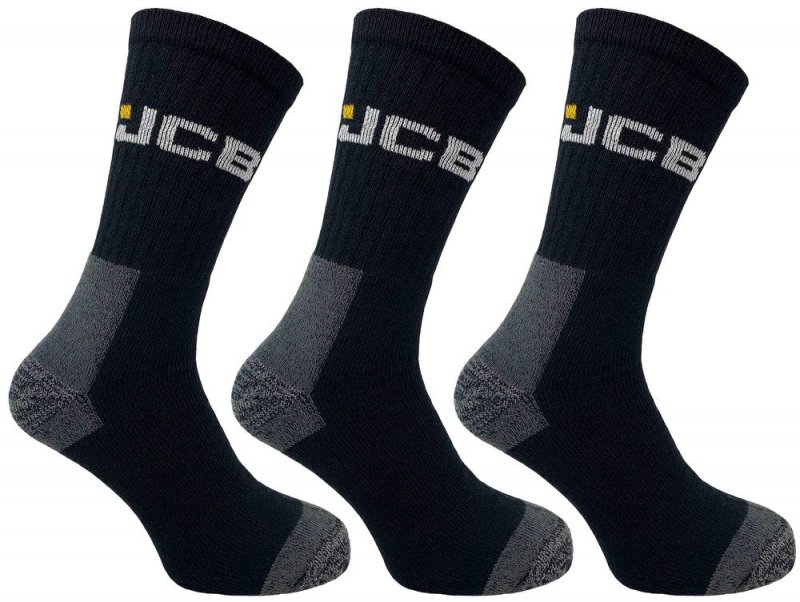 JCB JCB Work Socks Bumper Pack - 4pk