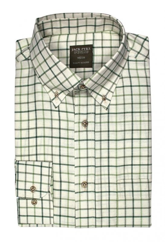 Jack Pyke Jack Pyke Junior Country Shirt Green Check