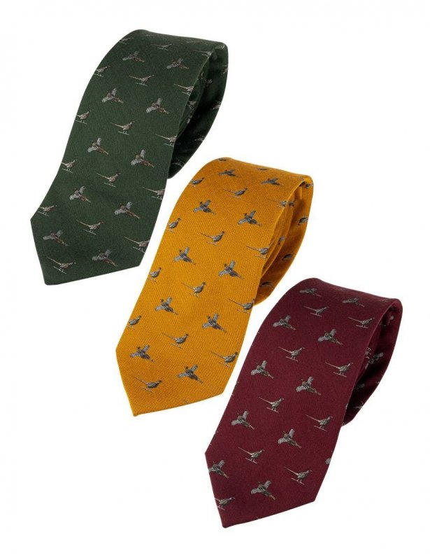 Jack Pyke Jack Pyke Pheasant Silk Tie