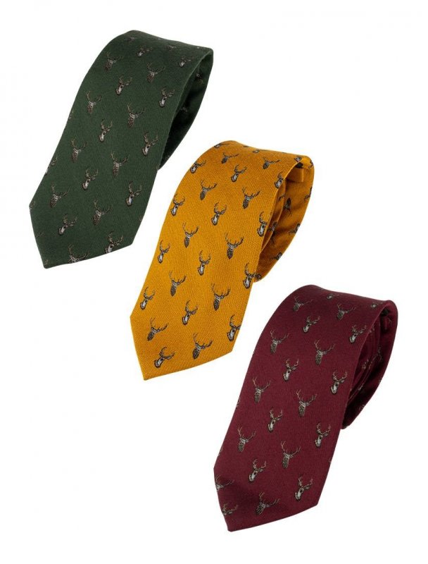 Jack Pyke Jack Pyke Stag Silk Tie