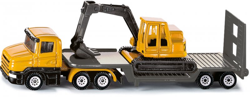 Siku Siku Super Series Low Loader W/excavator