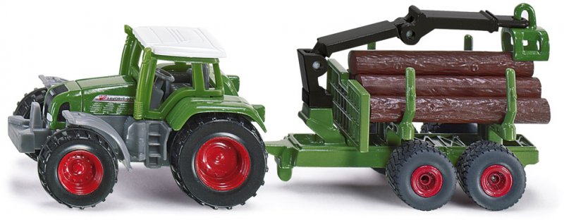 Siku Siku Super Series Tractor W/forestry Trailer