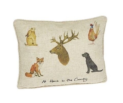At Home in the Country Linen Mix Cushion