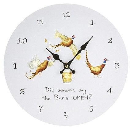 At Home in the Country Wall Clock