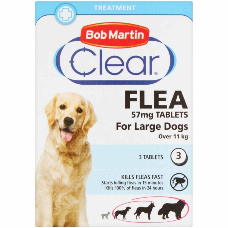 Bob Martin Bob Martin Clear Flea Tabs For Large Dogs - Over 11kg