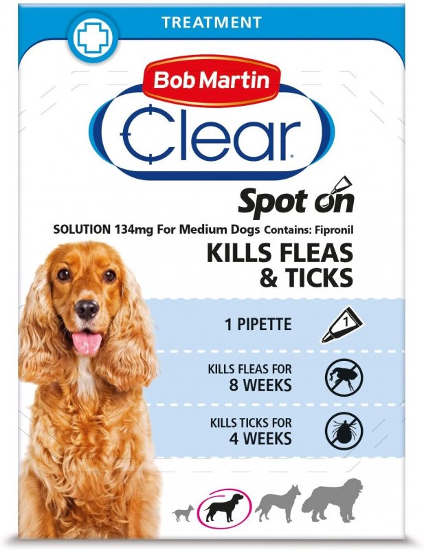 Bob Martin Bob Martin Flea Clear Spot On For Medium Dogs - 1 Tube