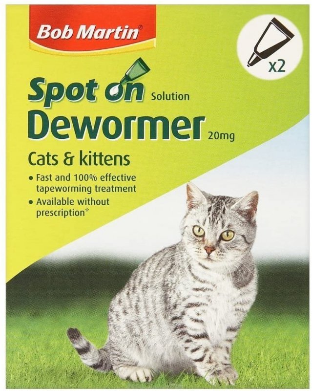 Bob Martin Bob Martin Spot On Wormer For Cats & Kittens - 4 Tubes