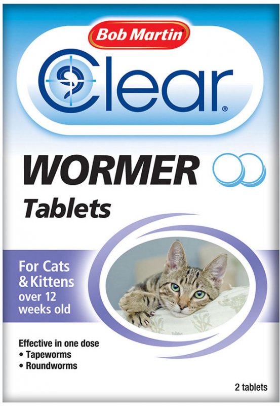 Bob Martin Bob Martin Wormer Tablets For Cats & Kittens - 2 Tablets