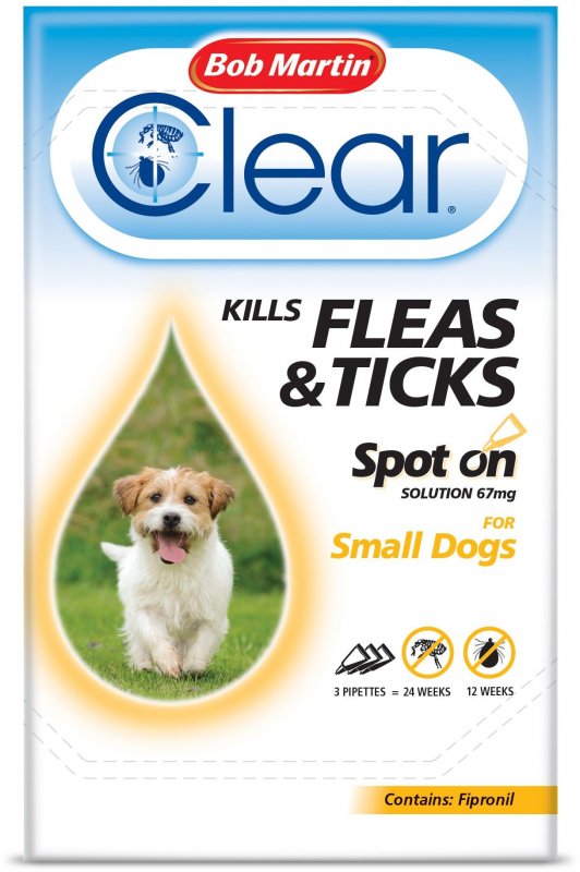 Bob Martin Bob Martin Flea Clear Spot On For Small Dogs - 3 Tubes