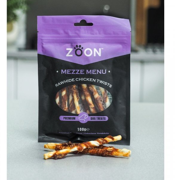 Zoon Zoon Mezze Menu Rawhide Chicken Twists - 100g