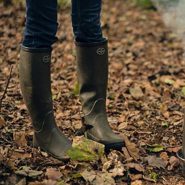 Le Chameau Giverny Cotton Lined Ladies Wellingtons BATA Ltd