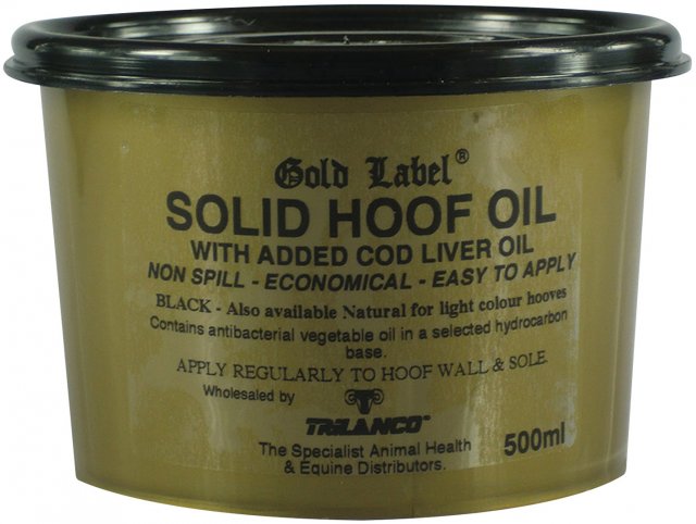 Gold Label Gold Label Solid Hoof Oil - 500ml