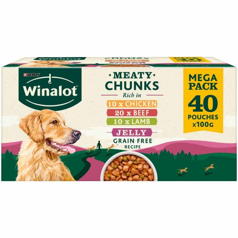 Purina Winalot Dog Pouches - 40pk