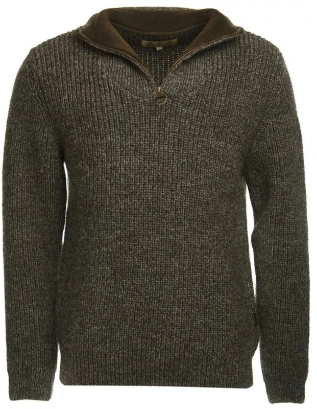 Barbour Barbour New Tyne Half Zip Lambswool Sweater