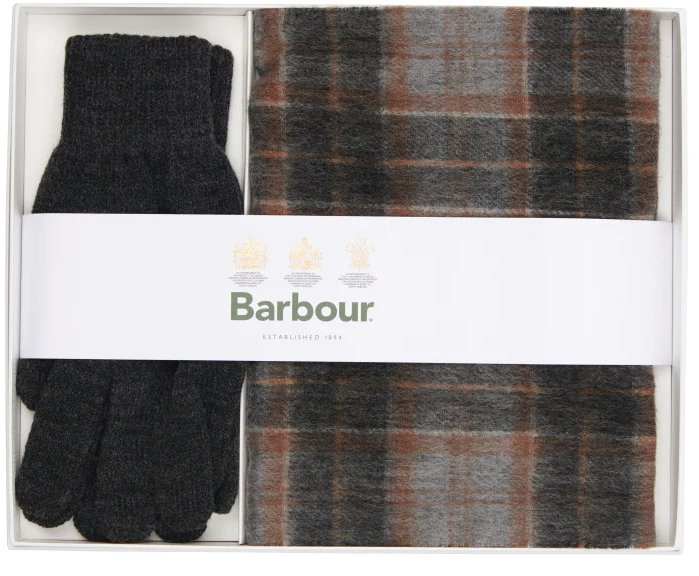 Barbour Barbour Tartan Scarf & Glove Gift Set