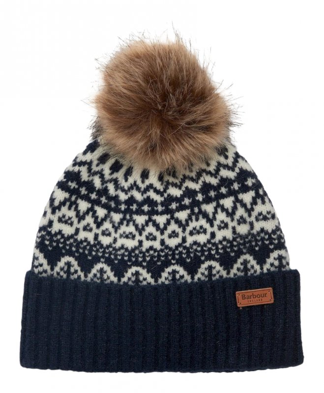 Barbour Barbour Alpine Fair Isle Pom Beanie