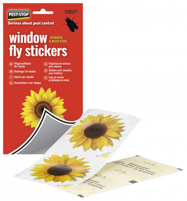 Pelsis Pest-stop Window Stickers - 4pk