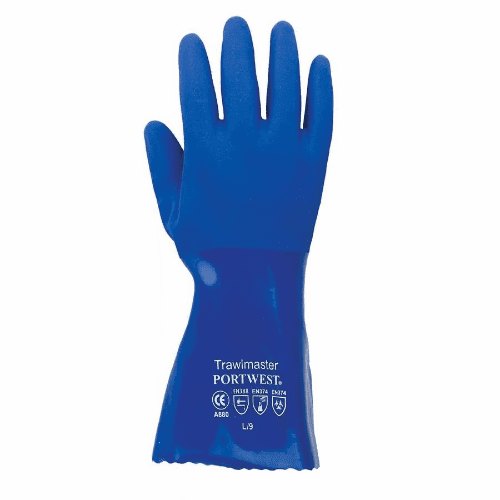 Gauntlet Gloves Blue