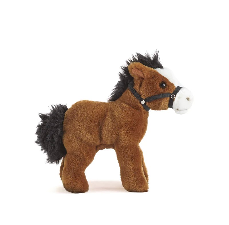 Living Nature Living Nature Horse With Bridle Soft Toy - 23cm